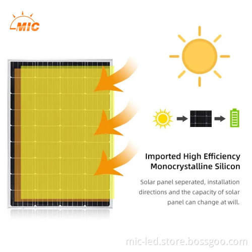 All-in-One Waterproof Solar Street Light IP66 30w/50w/100w for Outdoor Use